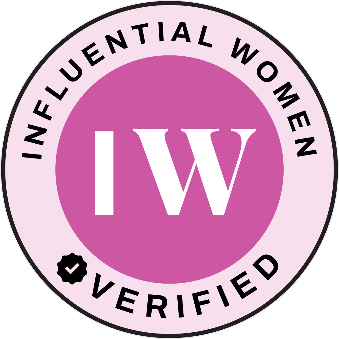 Influential Women verified badge